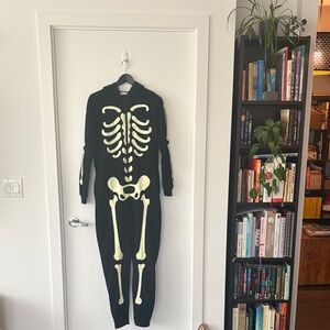 Black Skeleton Onesie Costume